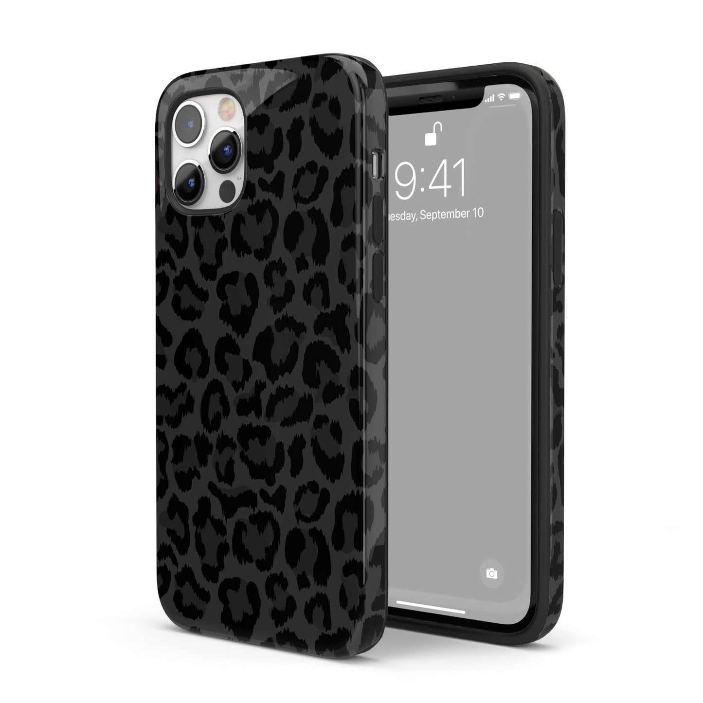 Black Leopard iPhone Case