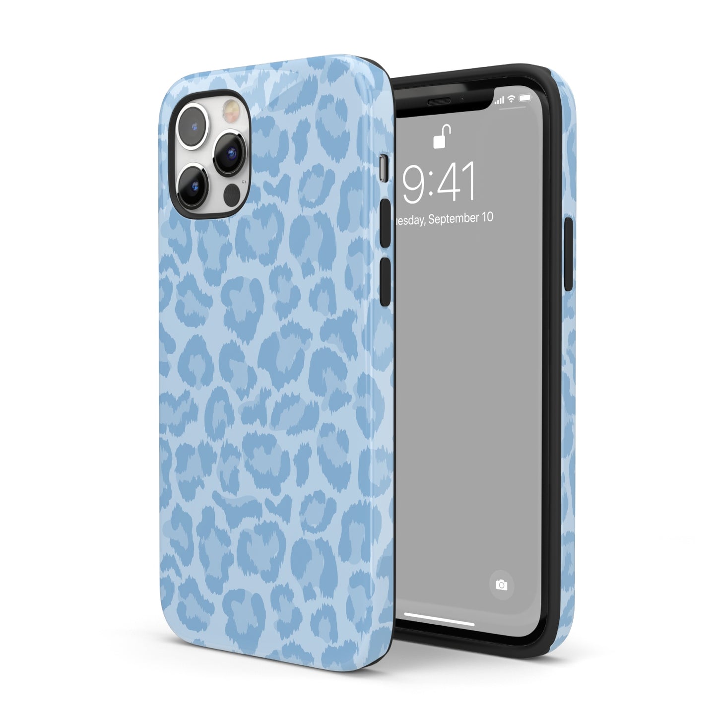 Blue Leopard iPhone Case