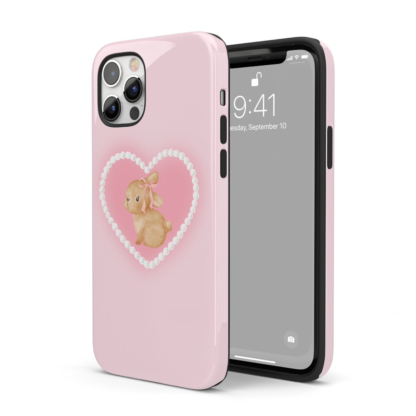 Heart Bunny iPhone Case