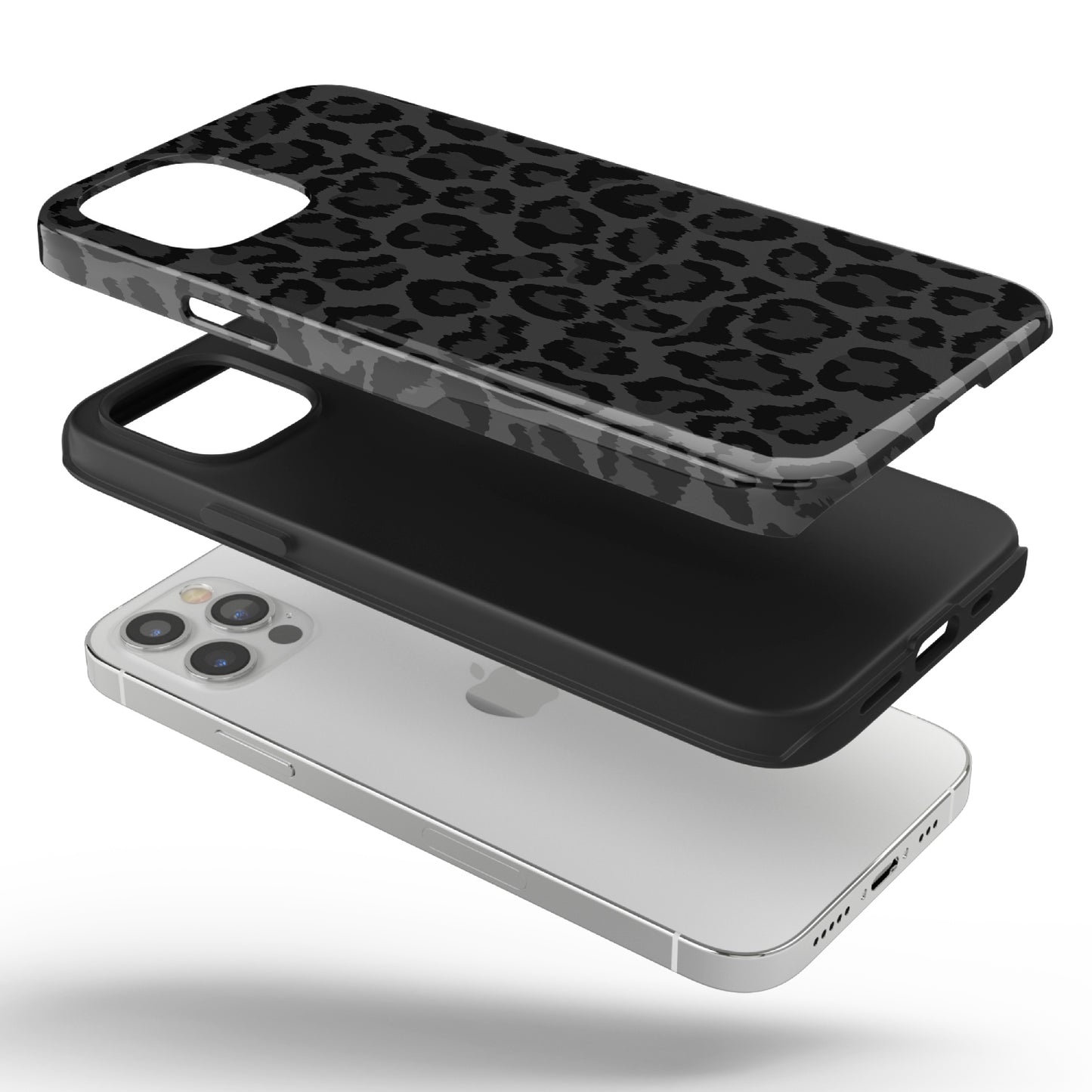 Black Leopard iPhone Case