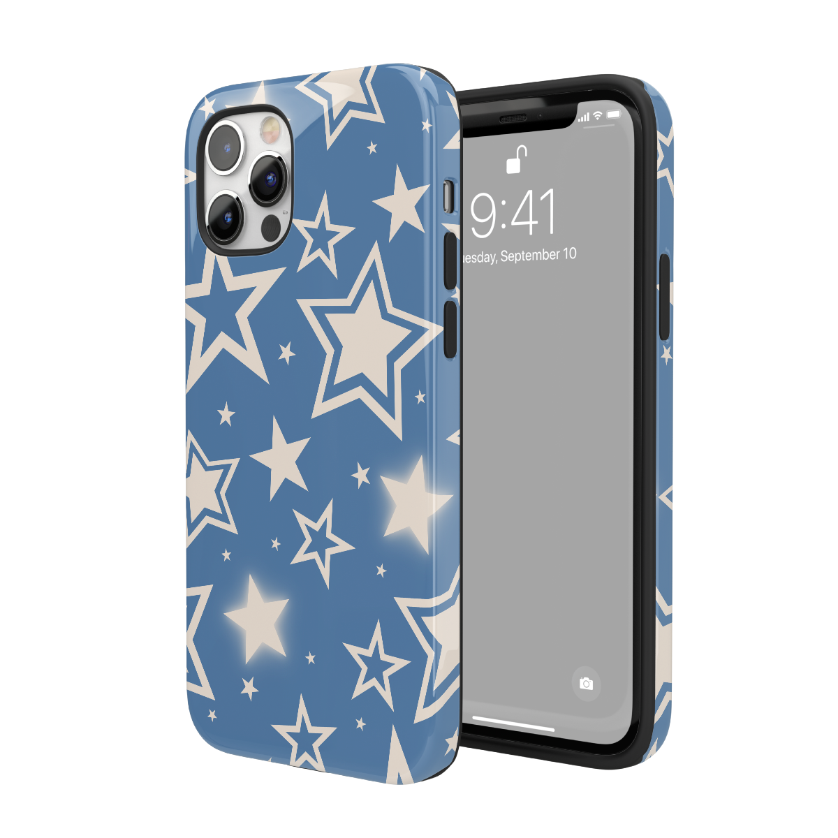 Blue Stardust iPhone Case