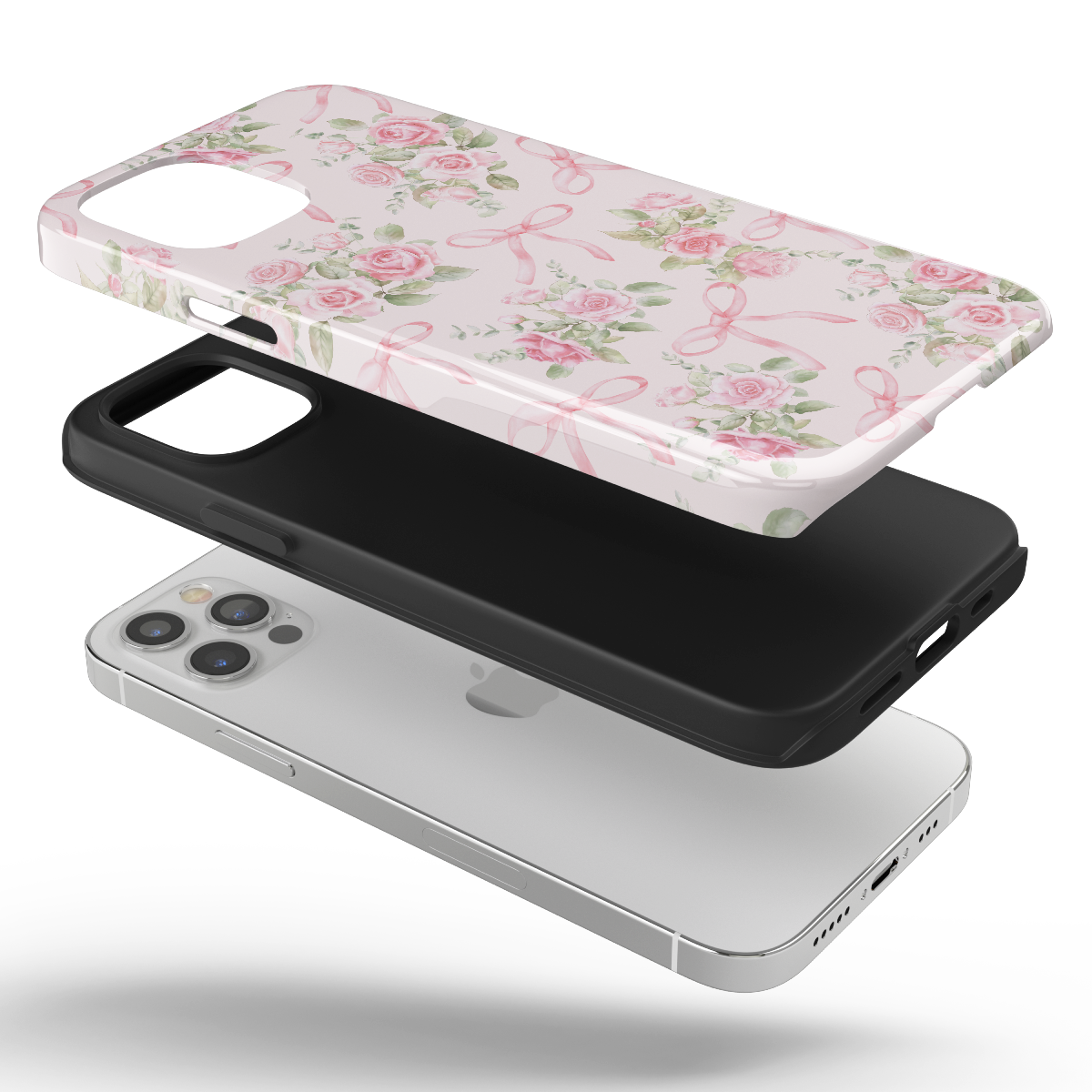 Bows & Roses iPhone Case