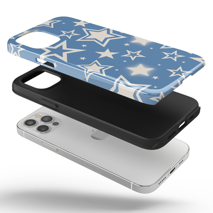 Blue Stardust iPhone Case