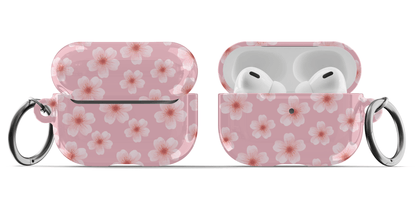 Pink Cherry Blossoms AirPods Case