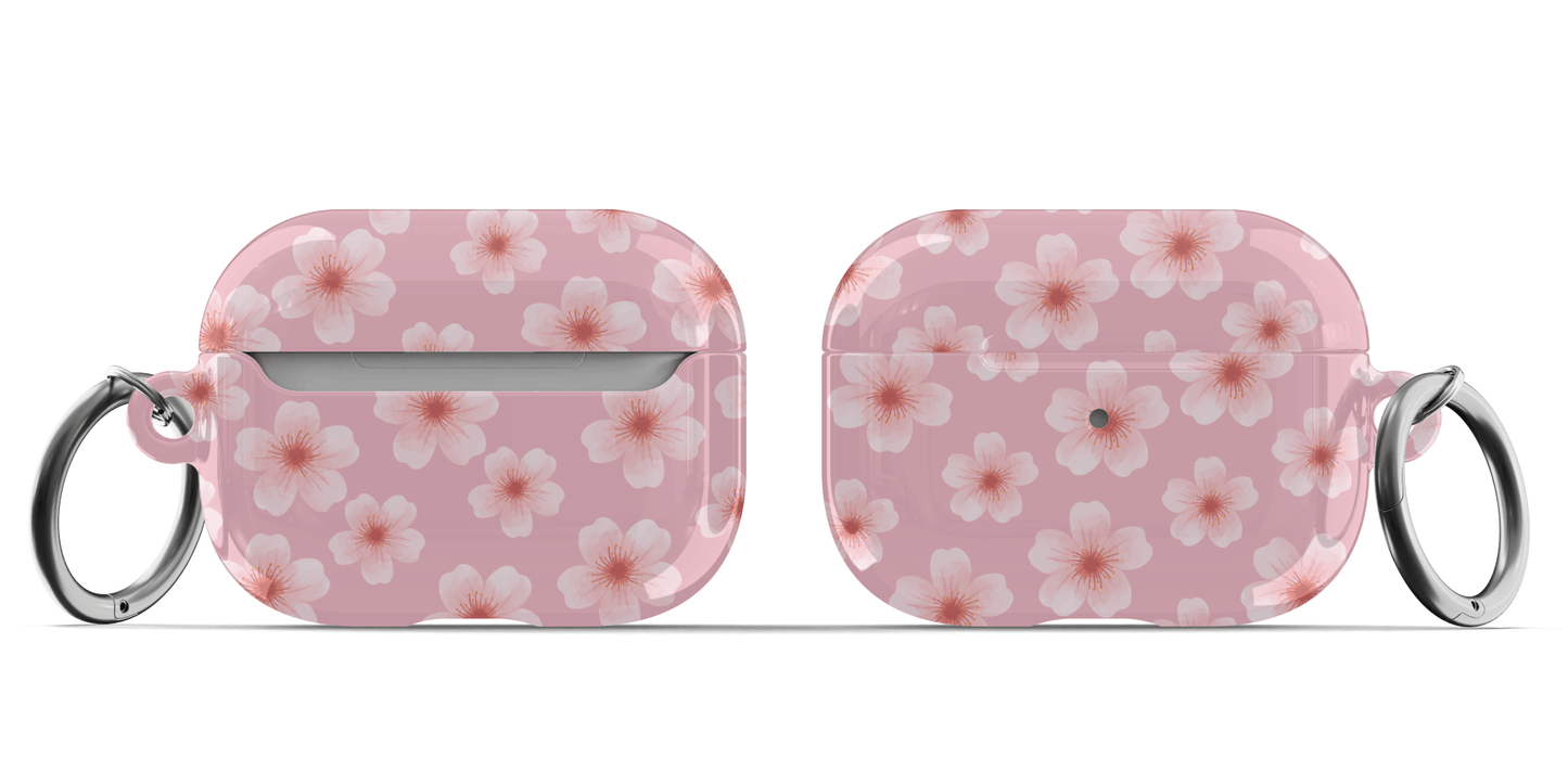 Pink Cherry Blossoms AirPods Case