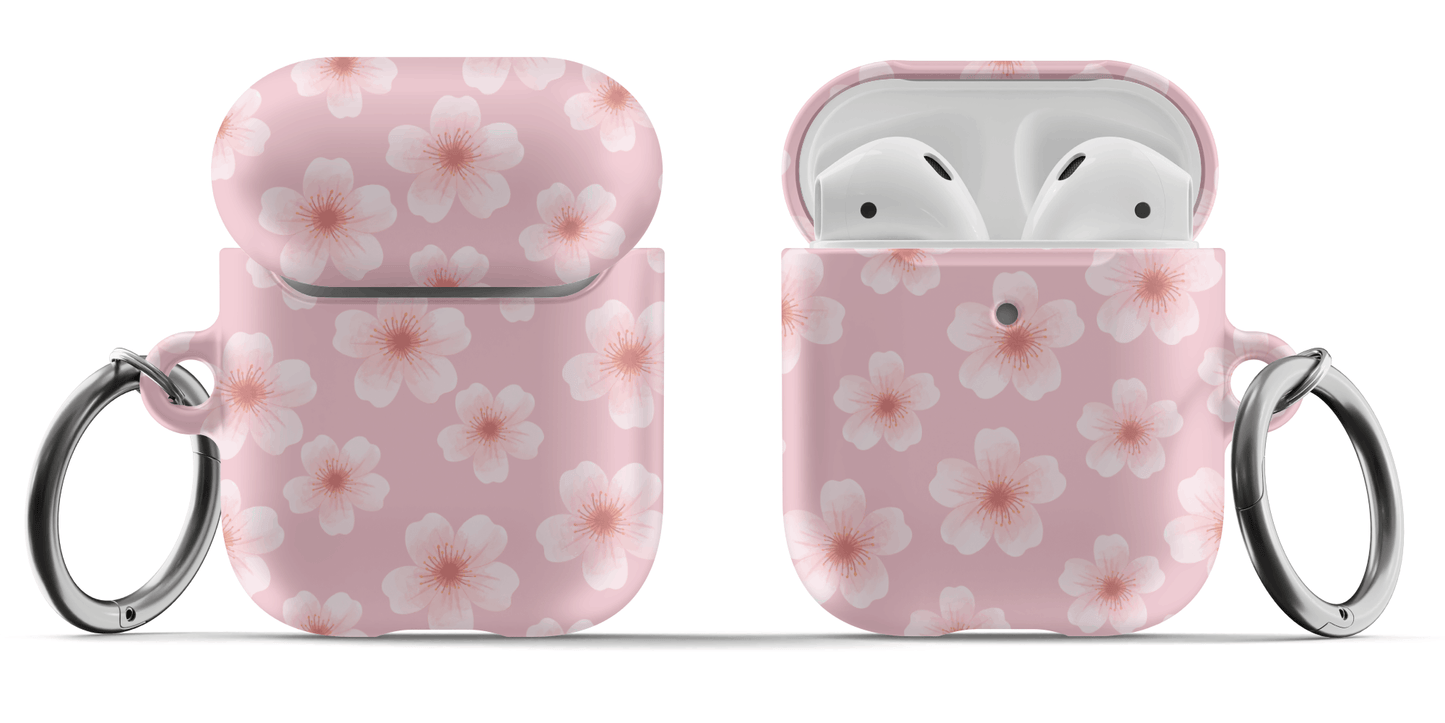 Pink Cherry Blossoms AirPods Case