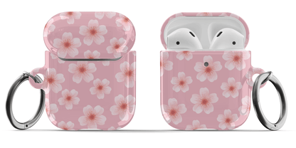 Pink Cherry Blossoms AirPods Case