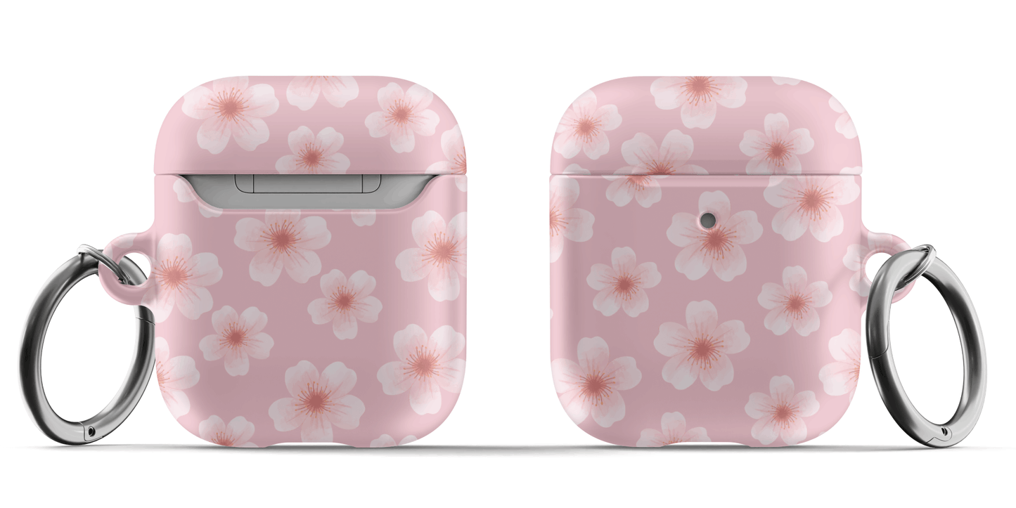 Pink Cherry Blossoms AirPods Case