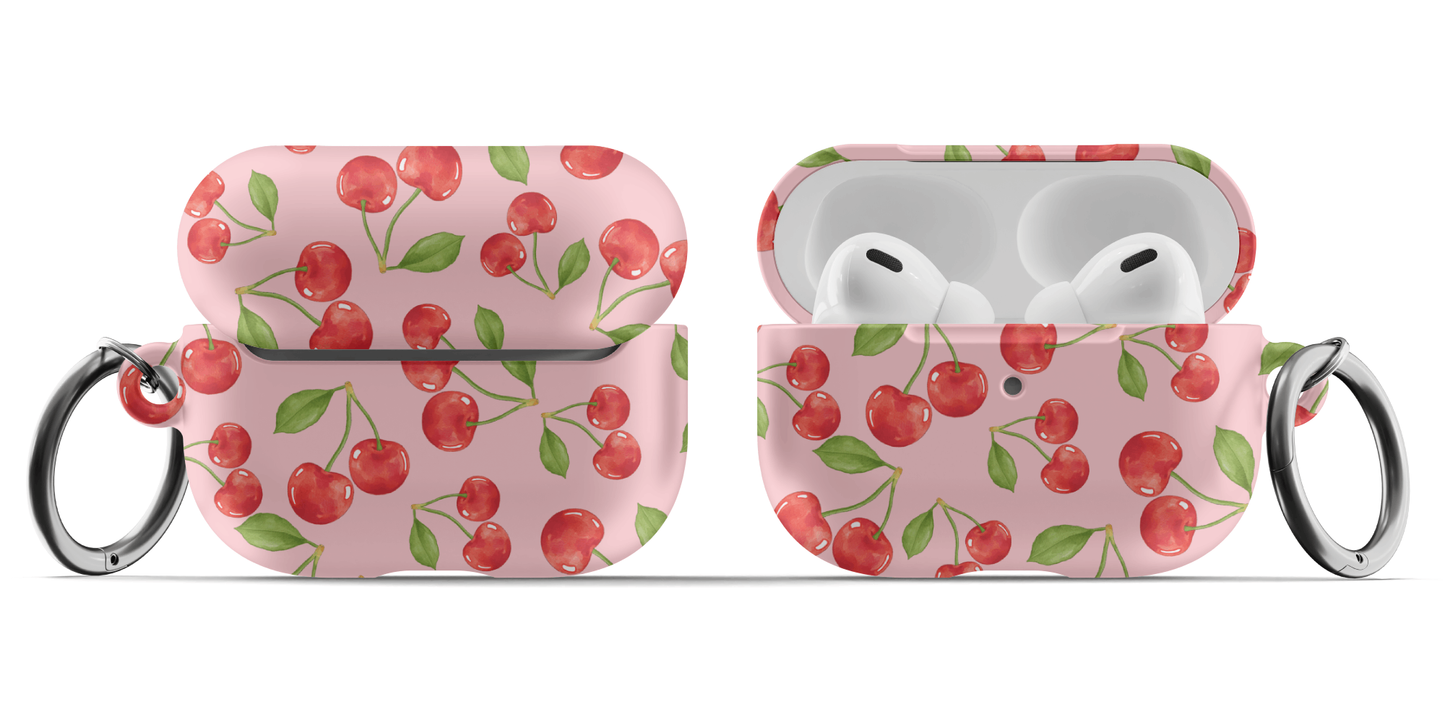 Cherry Rain AirPods Case