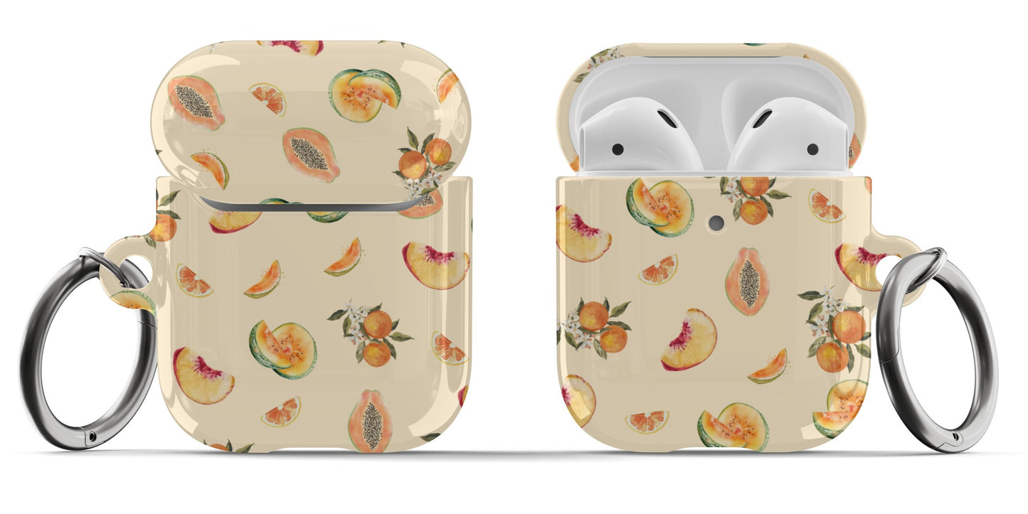 Vintage Peaches AirPods Case