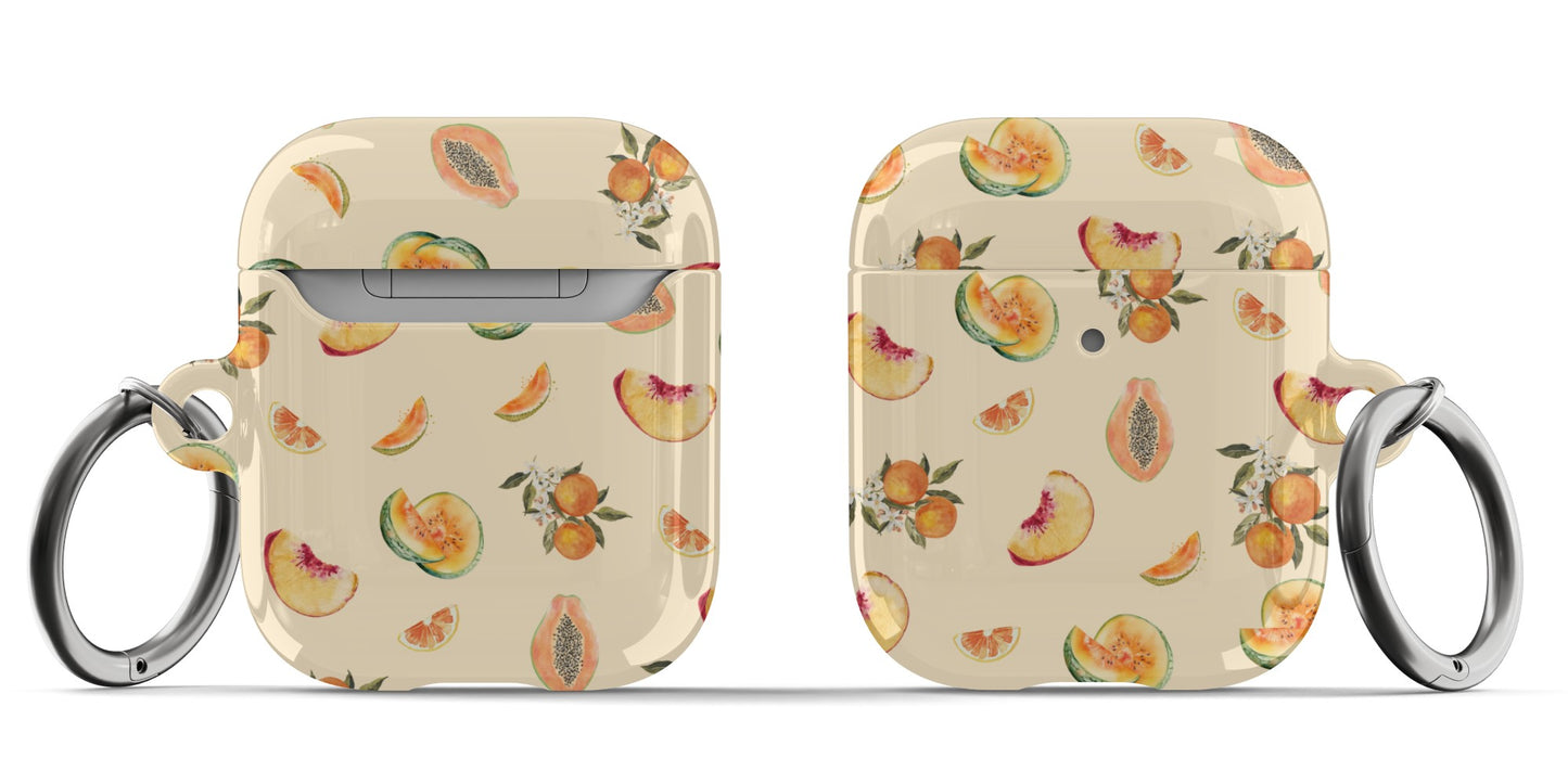 Vintage Peaches AirPods Case