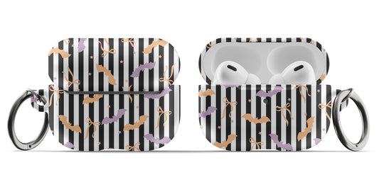 Spooky Stripes AirPods Case