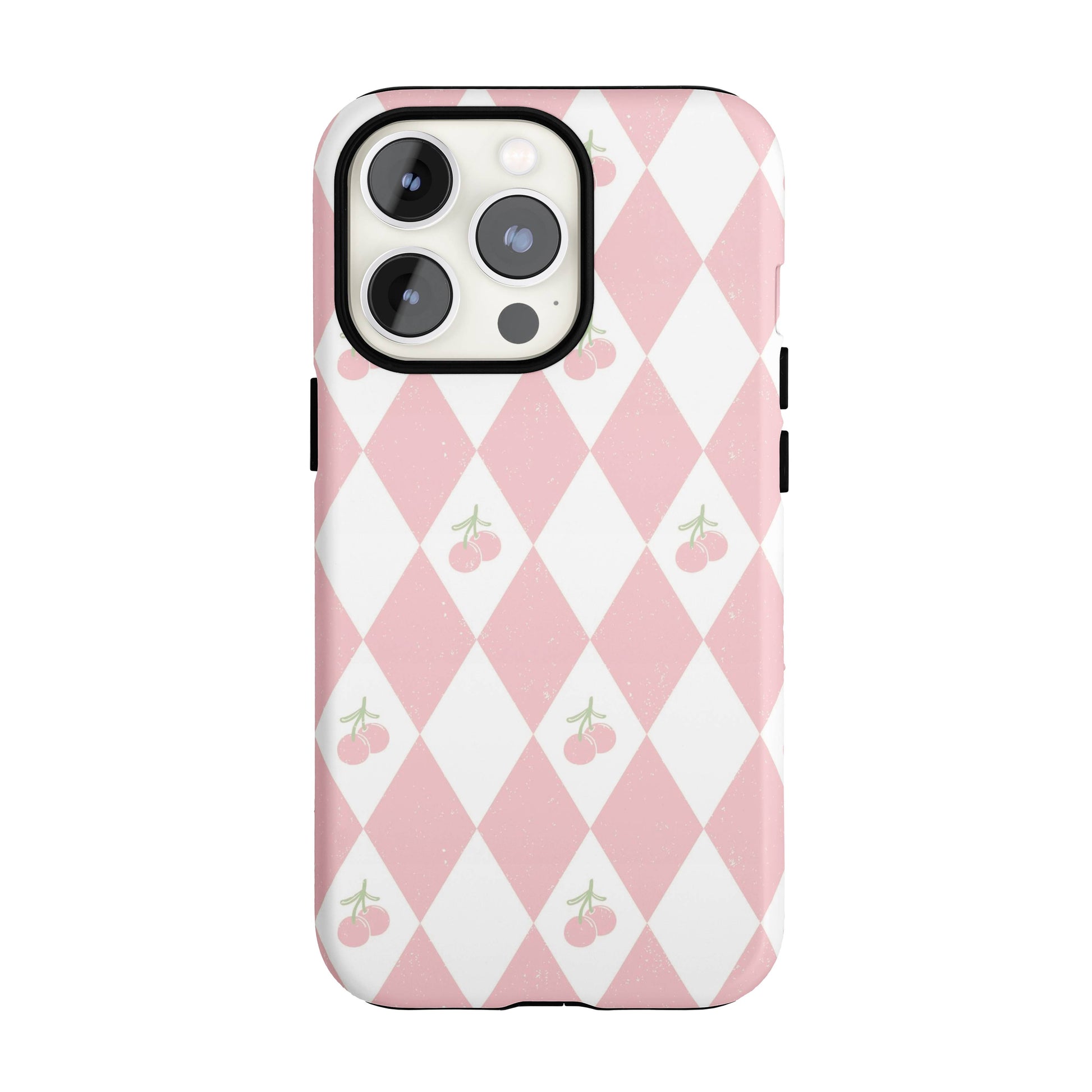 Cherry Argyle iPhone Case