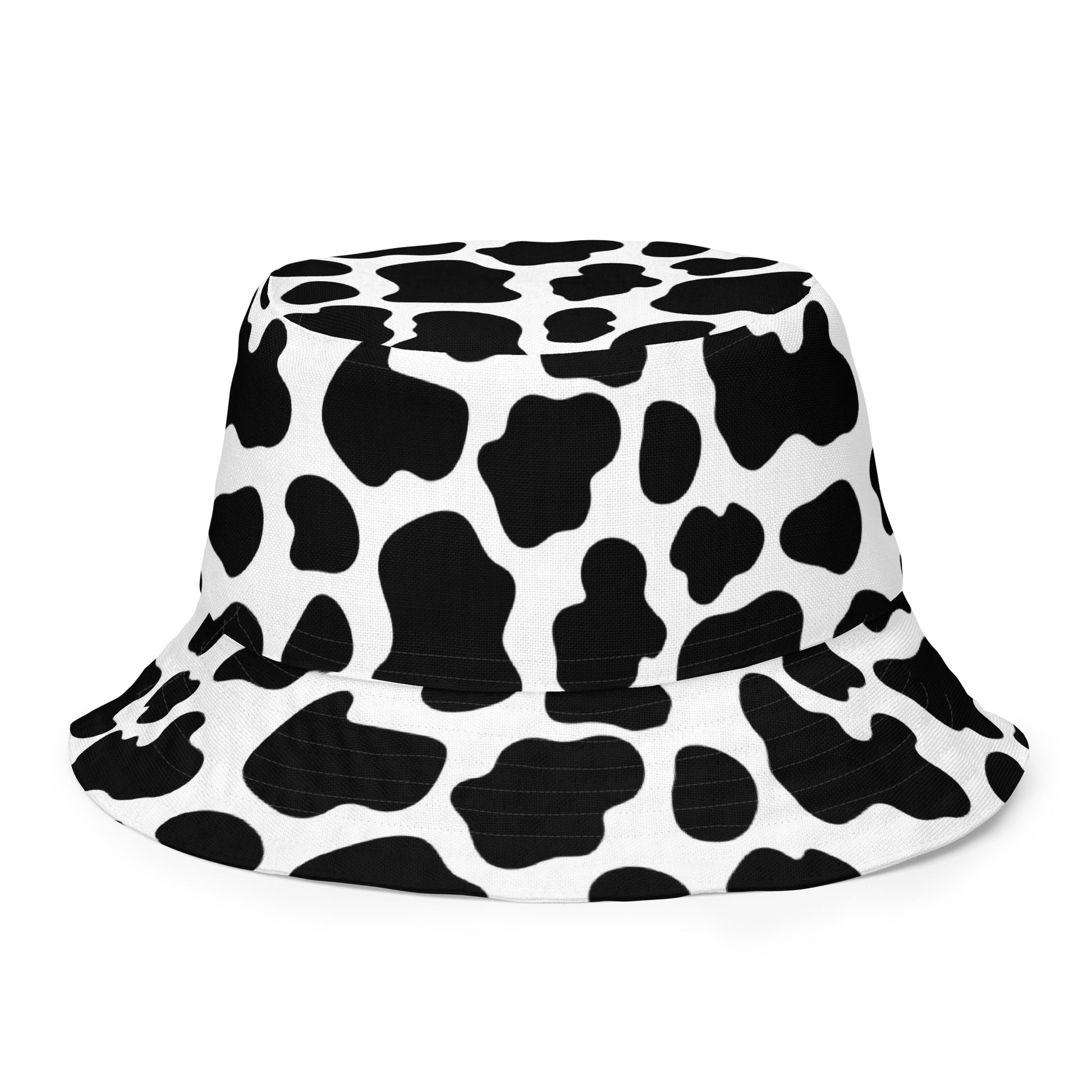 Cow Print Reversible bucket hat