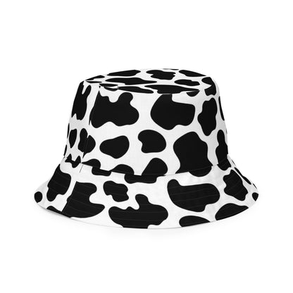 Cow Print Reversible bucket hat