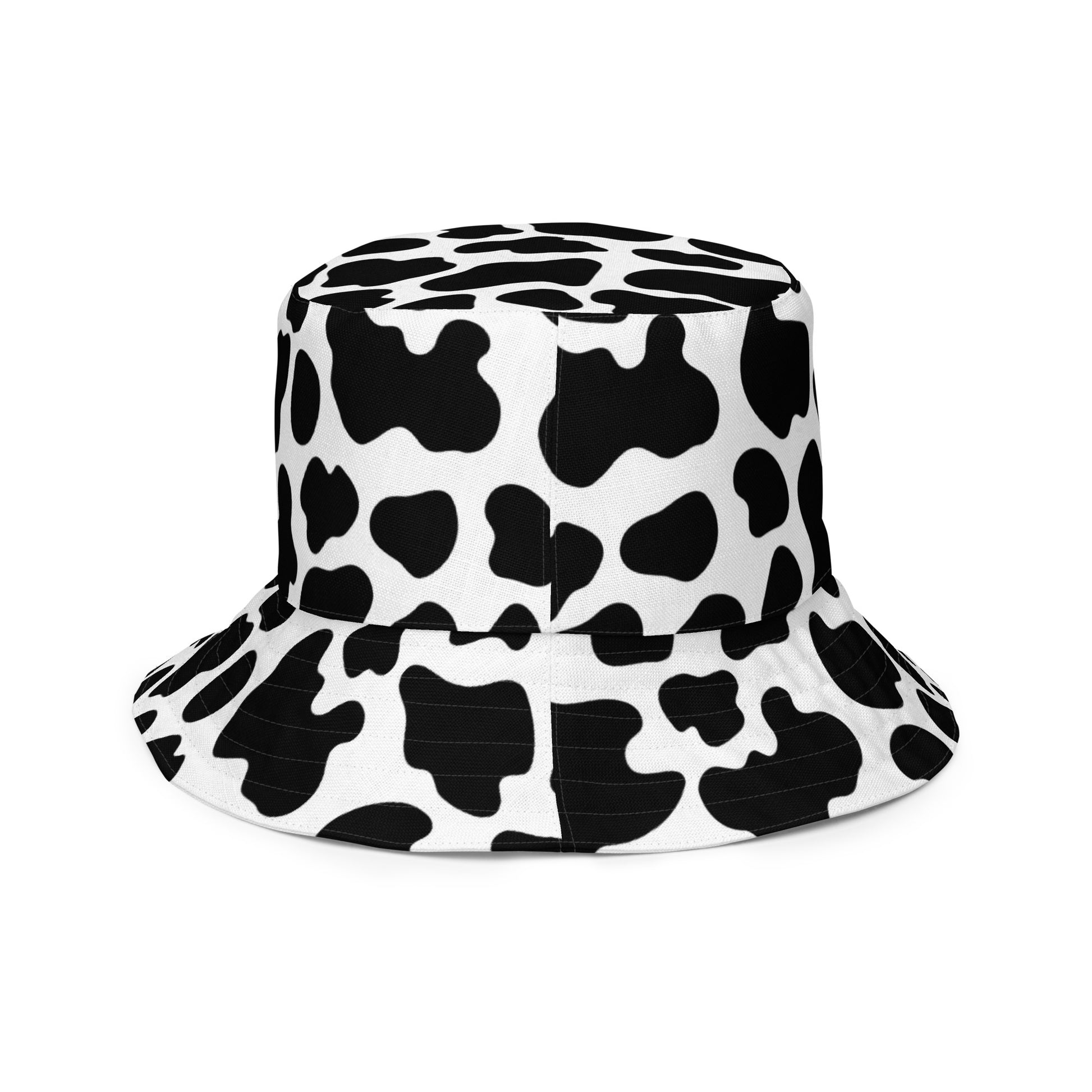 Cow Print Reversible bucket hat