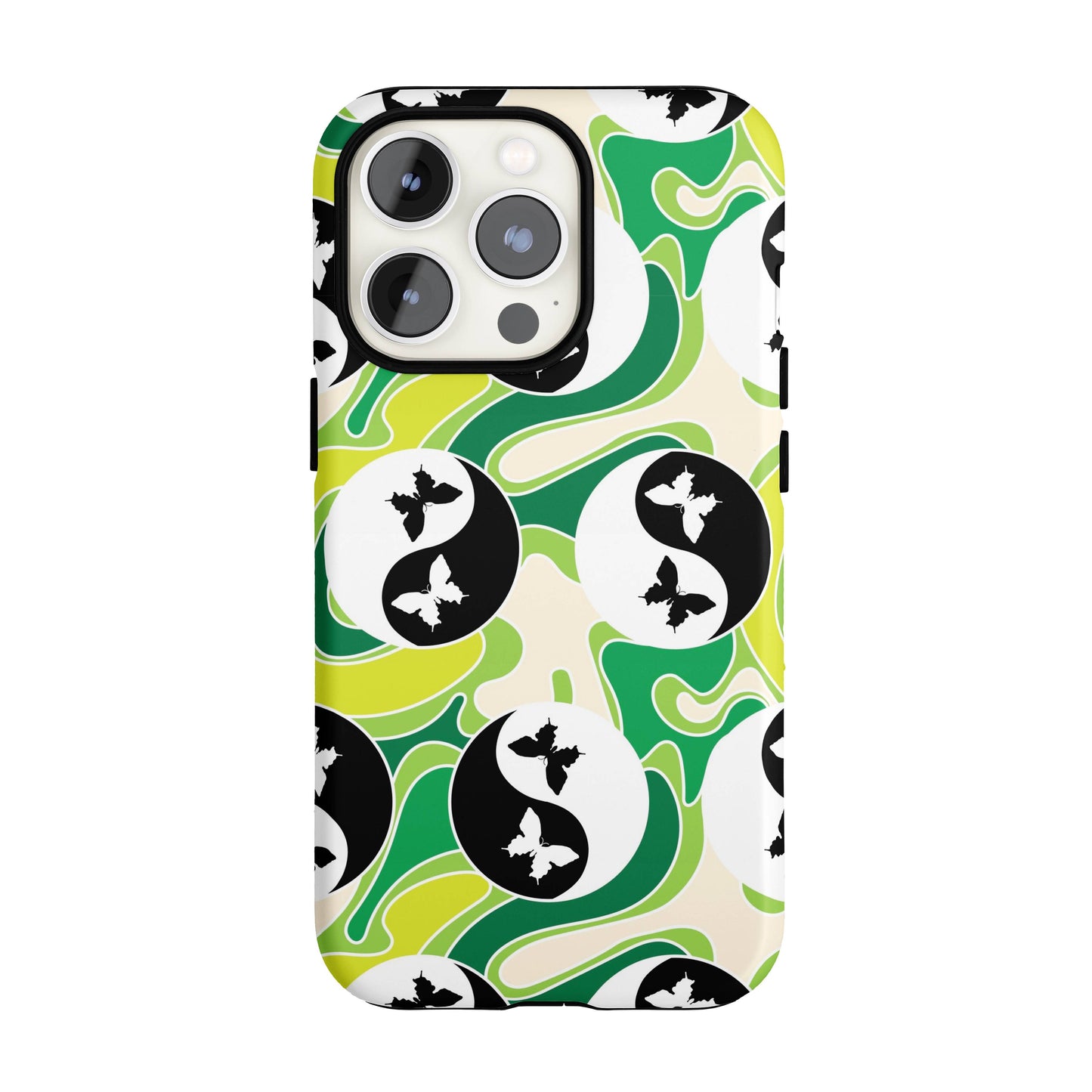 Yin Yang Butterfly iPhone Case