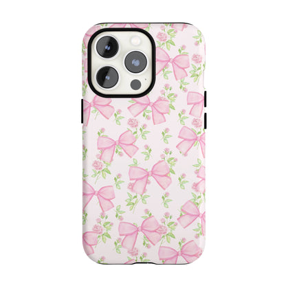 Pink Bows iPhone Case