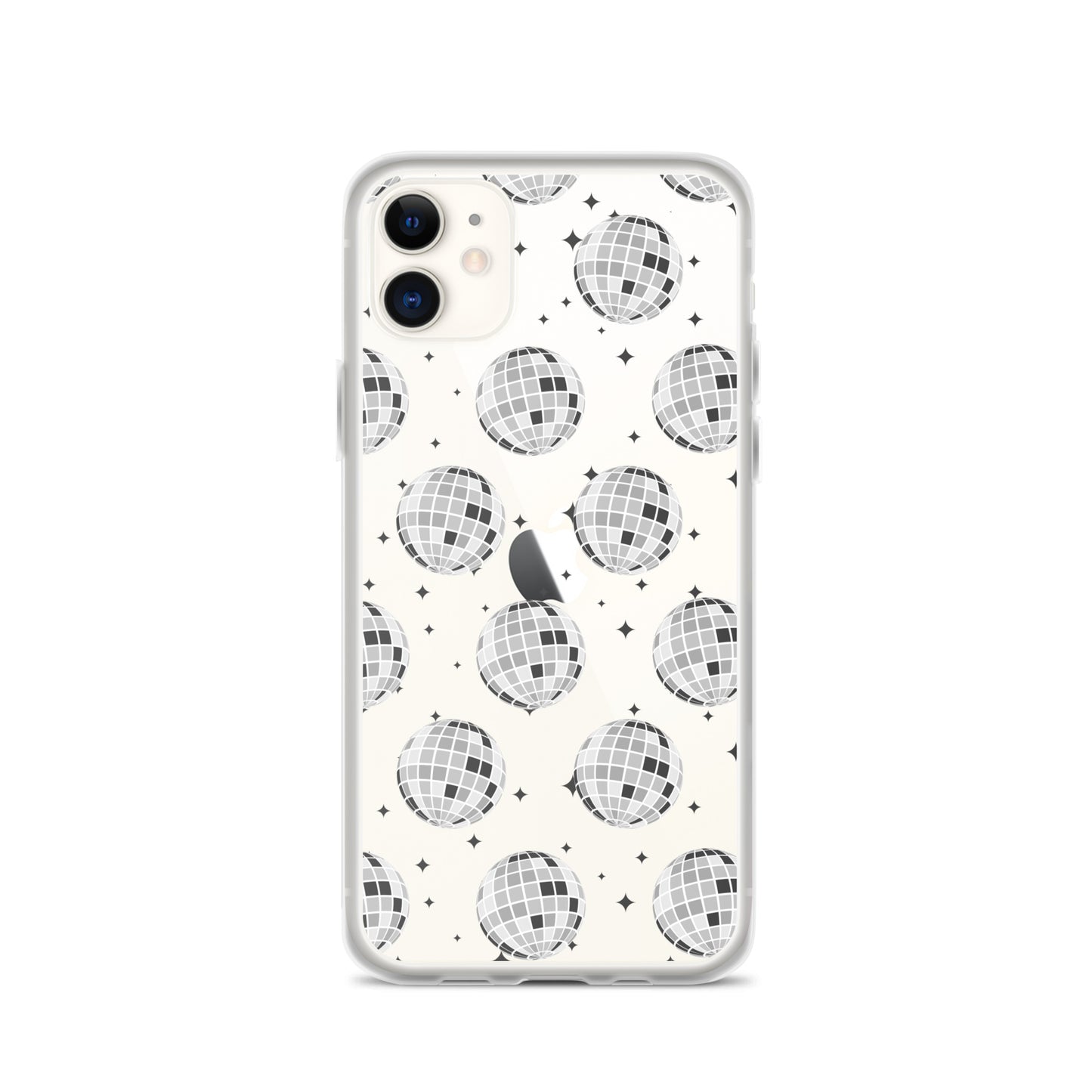 Disco Balls Clear iPhone Case