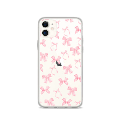 Coquette Bows Clear iPhone Case