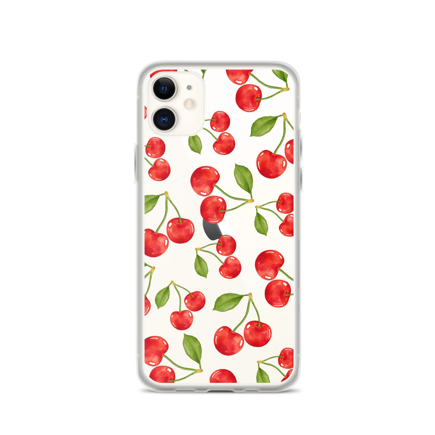 Cherry Clear iPhone Case