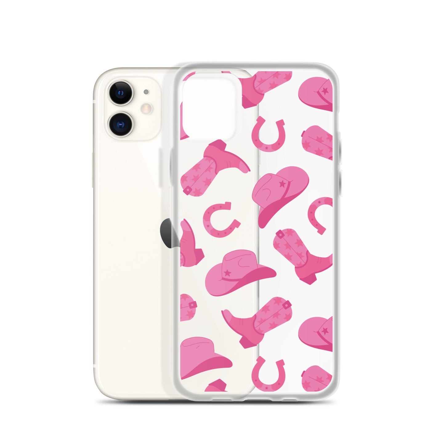 Pink Rodeo Clear iPhone Case