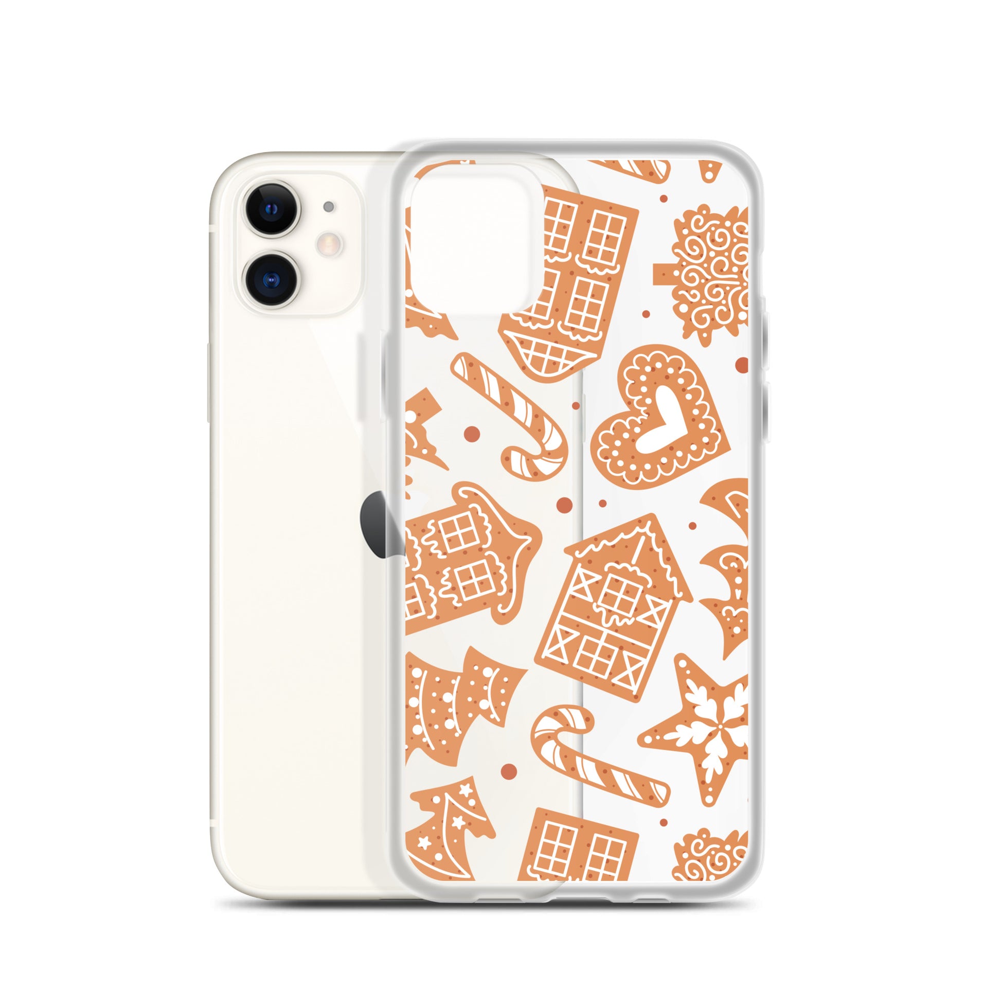 Gingerbread Clear iPhone Case