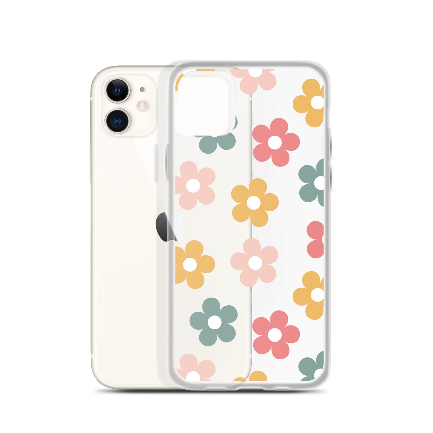 Boho Garden Clear iPhone Case