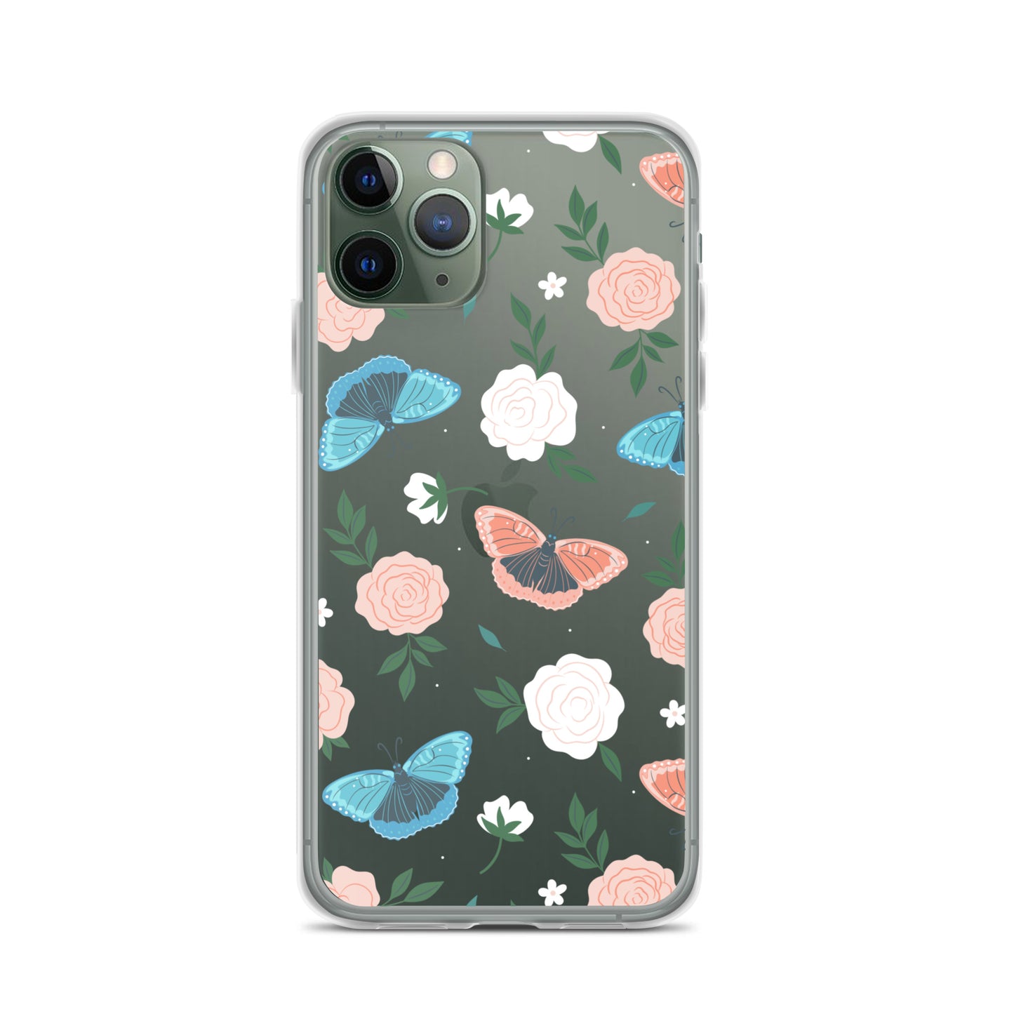 White Blossom Clear iPhone Case iPhone 11 Pro
