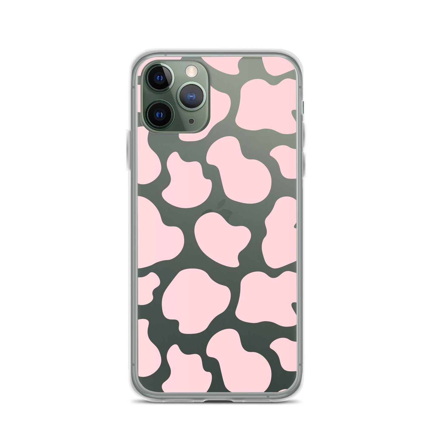 Pink Cow Clear iPhone Case iPhone 11 Pro