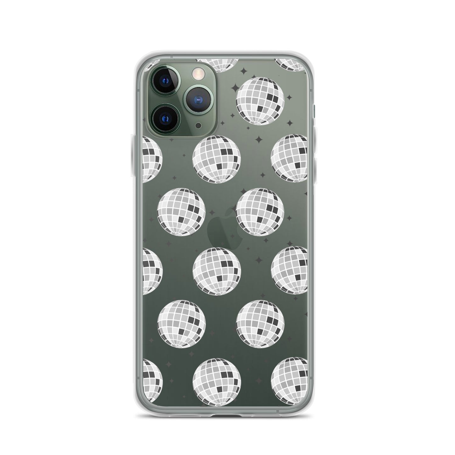 Disco Balls Clear iPhone Case