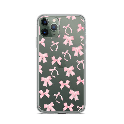 Coquette Bows Clear iPhone Case