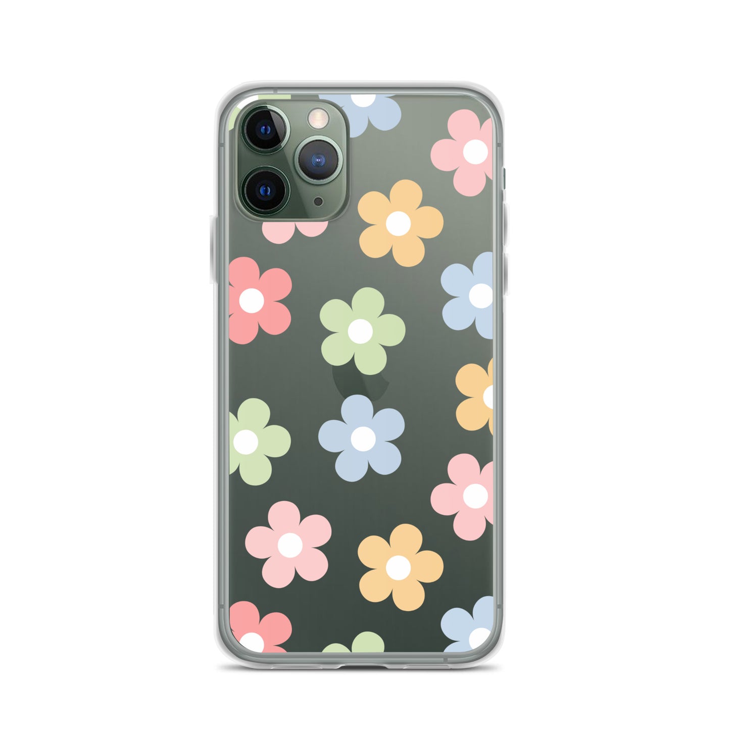 Pastel Garden Clear iPhone Case