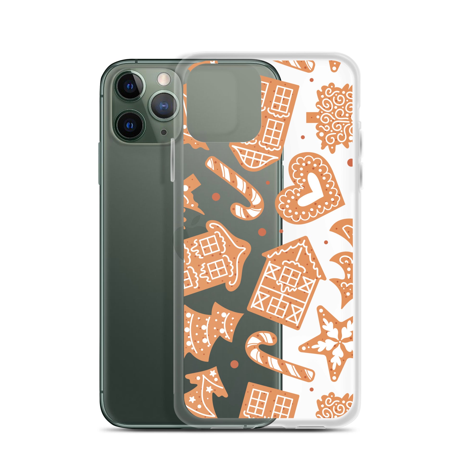 Gingerbread Clear iPhone Case