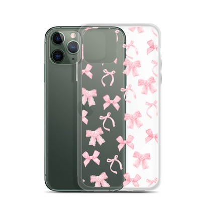 Coquette Bows Clear iPhone Case