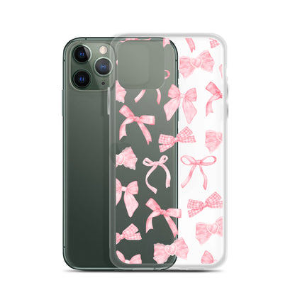 Bow Delight Clear iPhone Case