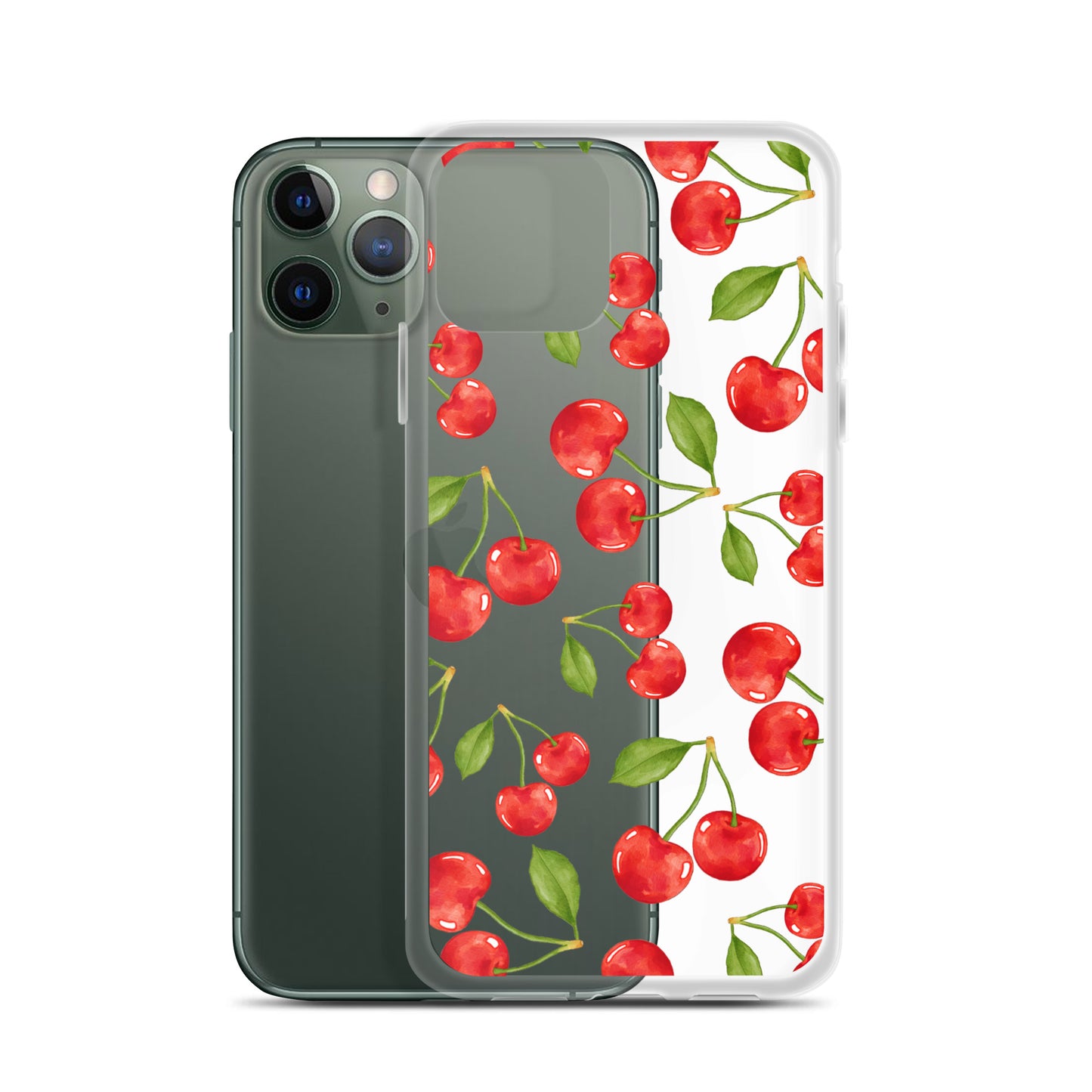 Cherry Clear iPhone Case