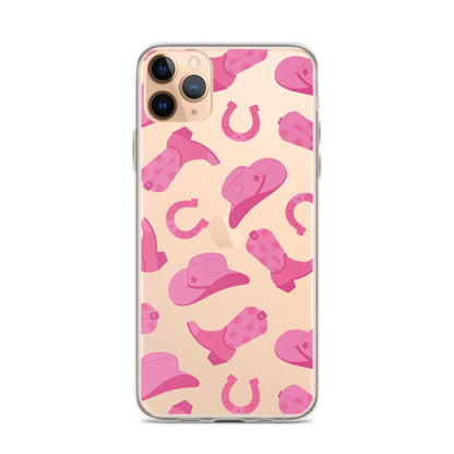 Pink Rodeo Clear iPhone Case iPhone 11 Pro Max