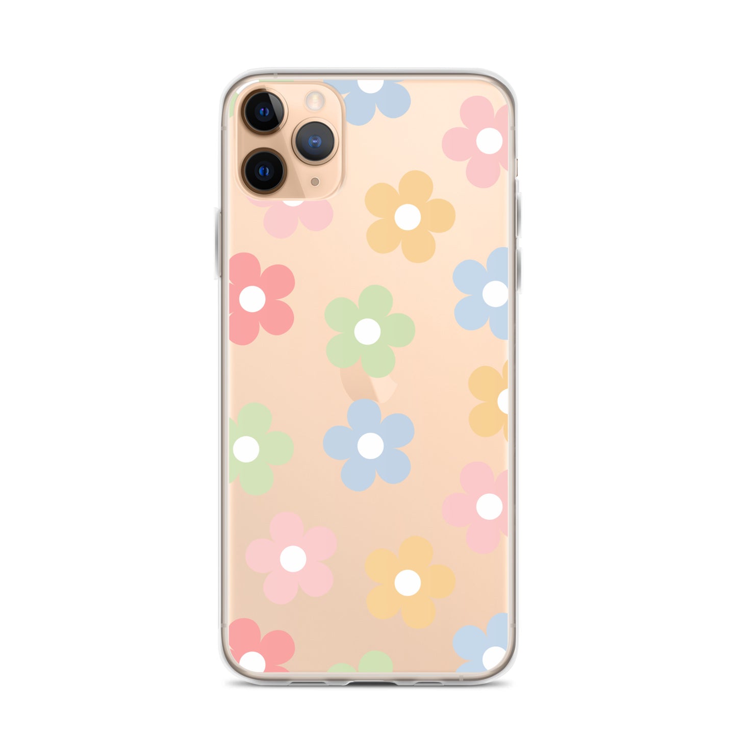 Pastel Garden Clear iPhone Case