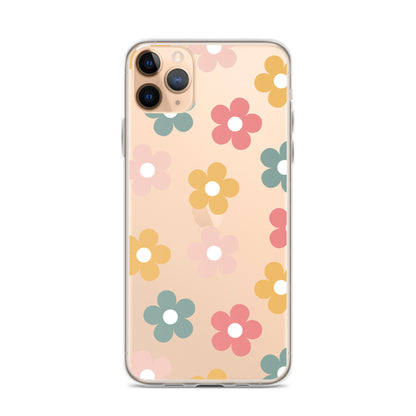 Boho Garden Clear iPhone Case