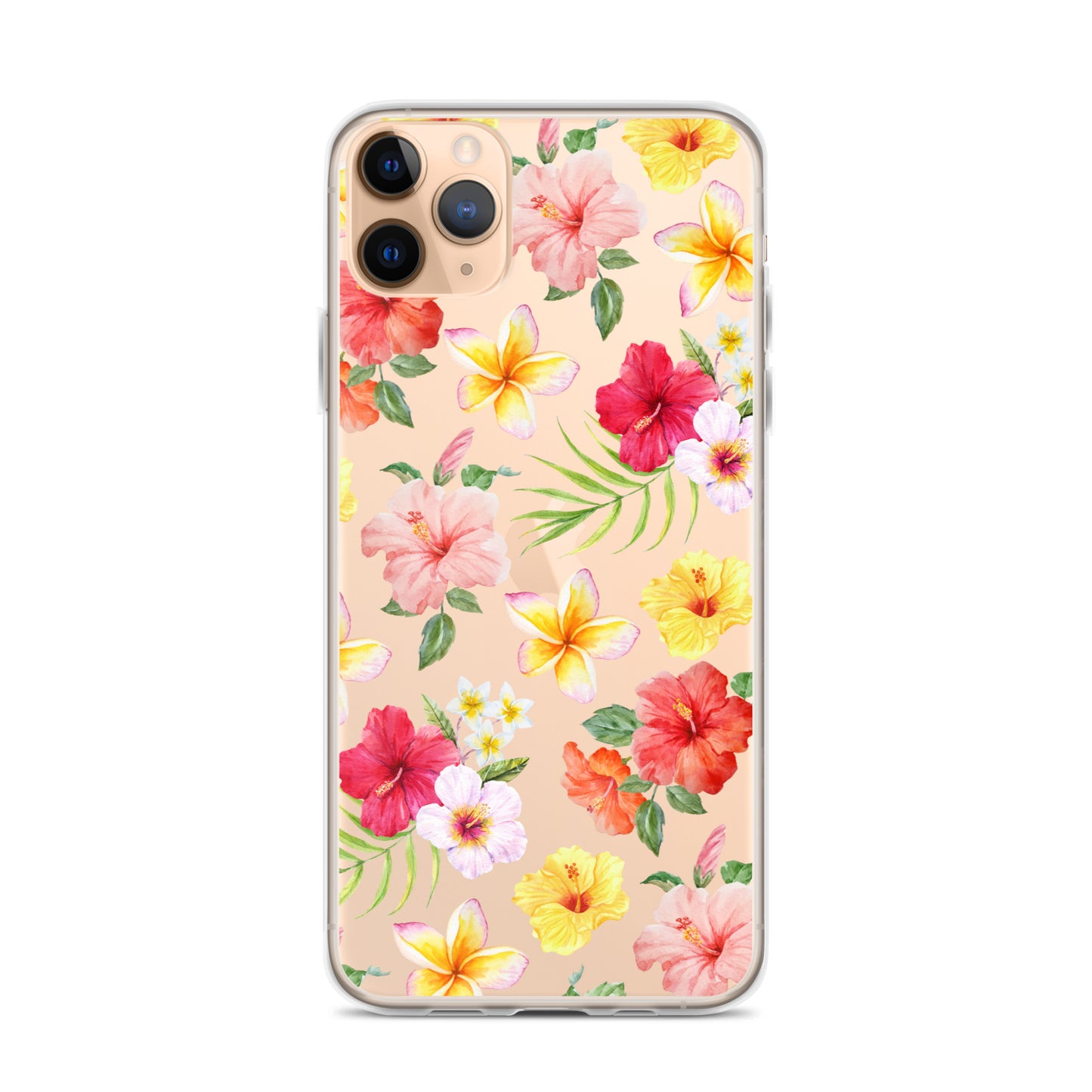 Hibiscus Clear iPhone Case