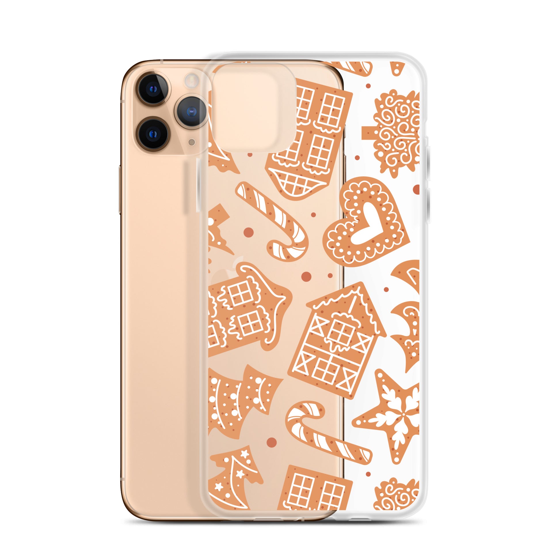 Gingerbread Clear iPhone Case