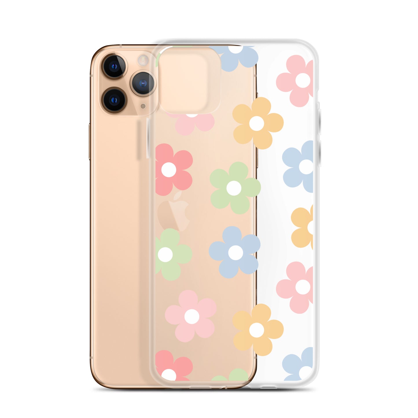 Pastel Garden Clear iPhone Case