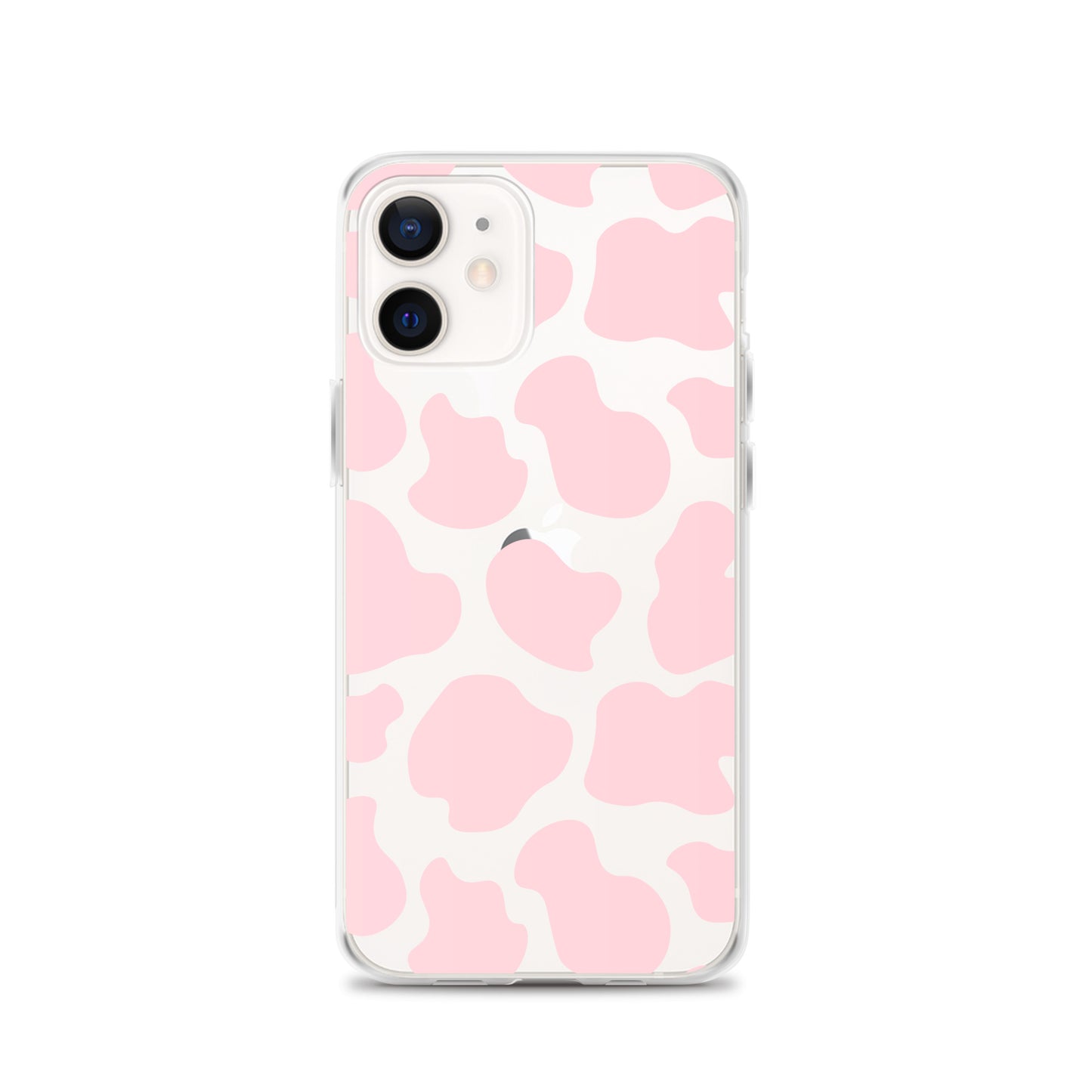 Pink Cow Clear iPhone Case iPhone 12