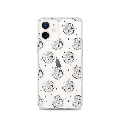 Disco Balls Clear iPhone Case