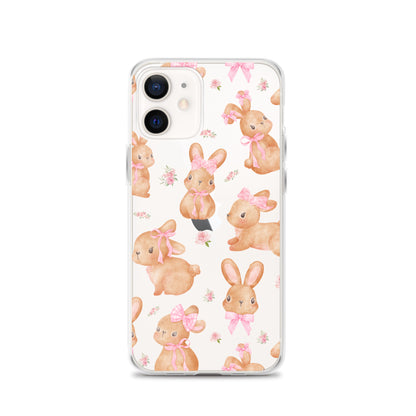 Coquette Bunny Clear iPhone Case