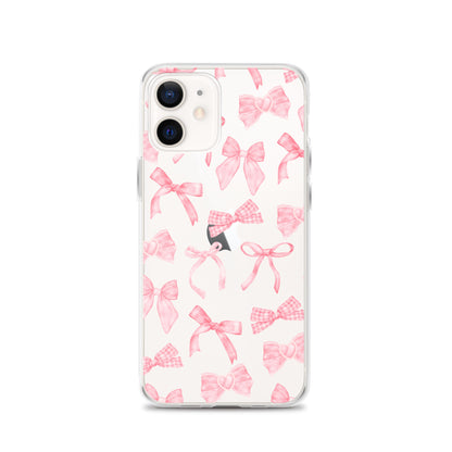 Bow Delight Clear iPhone Case