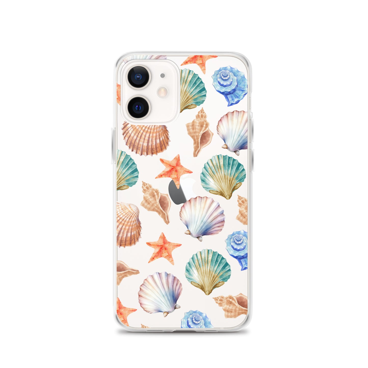 Seashell Breeze Clear iPhone Case