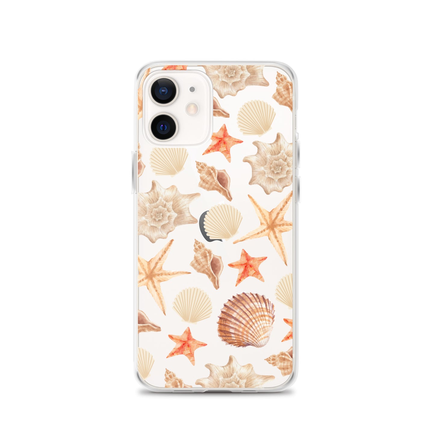 Sunset Shells Clear iPhone Case