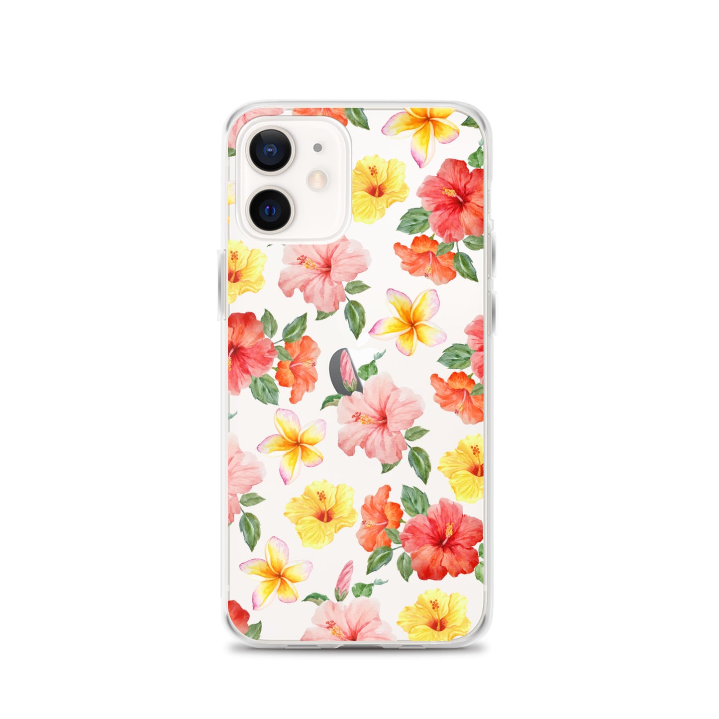 Hibiscus Bloom Clear iPhone Case